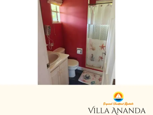 Tropical Vacation Rentals - Villa Ananda 19 - Bedroom 4 - Bathroom